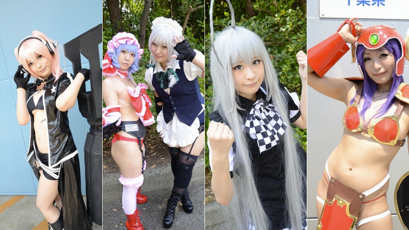 Illustration for article titled Japanese Cosplayers Turn Up the Summer Heat